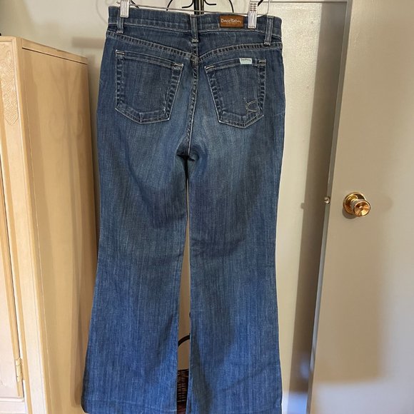 DAVID KHAN Wide Leg Denim Jean Size 25 - Picture 2 of 9